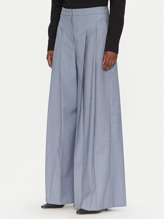 BOSS Palazzo kelnės · Mėlyna · Regular Fit