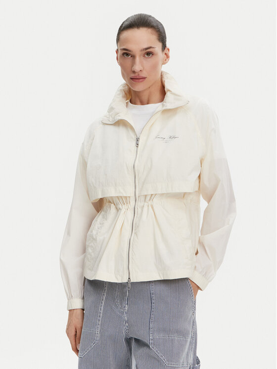 Tommy Hilfiger Neperpučiama striukė · Smėlio