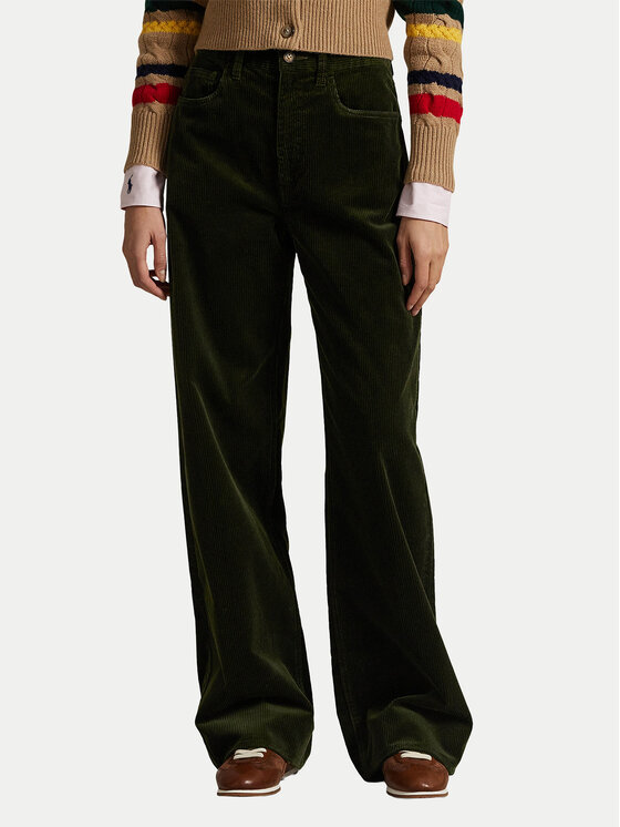 Polo Ralph Lauren Medžiaginės kelnės · Žalia · Regular Fit