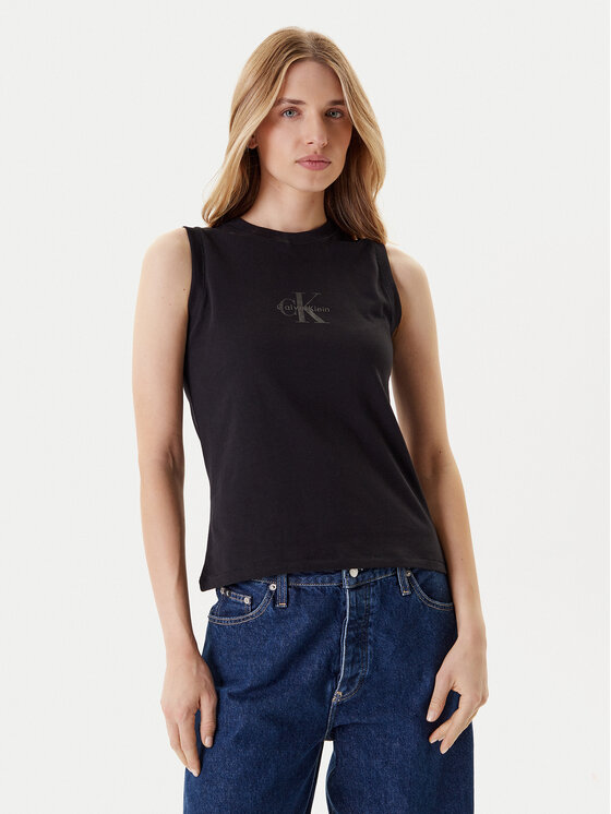 Calvin Klein Jeans Marškinėliai · Juoda