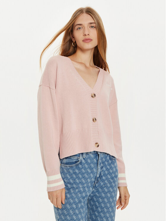 Kodas 20MAY Guess Jeans Kardiganas · Rožinė · Regular Fit