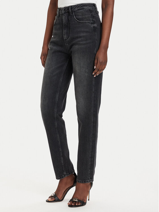 Guess Džinsai · Juoda · Relaxed Fit