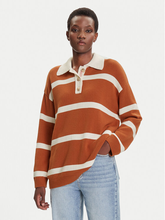 Gant Megztinis · Ruda · Relaxed Fit