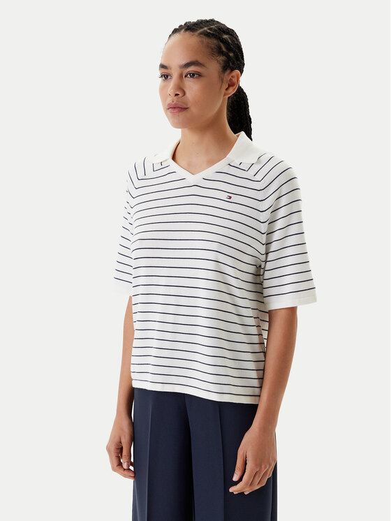 Tommy Hilfiger Polo marškinėliai · Tamsiai mėlyna