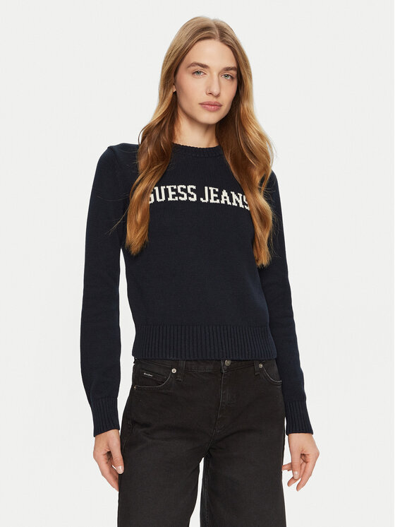Guess Jeans Megztinis · Mėlyna · Regular Fit