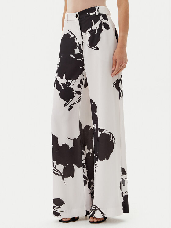 ACCESS FASHION Palazzo kelnės · Balta · Regular Fit