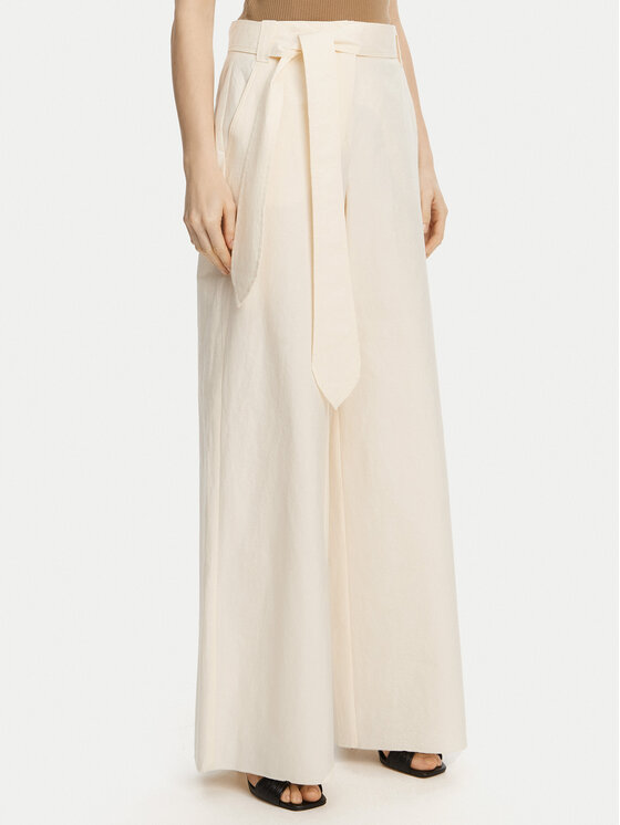 Marella Palazzo kelnės · Écru · Regular Fit