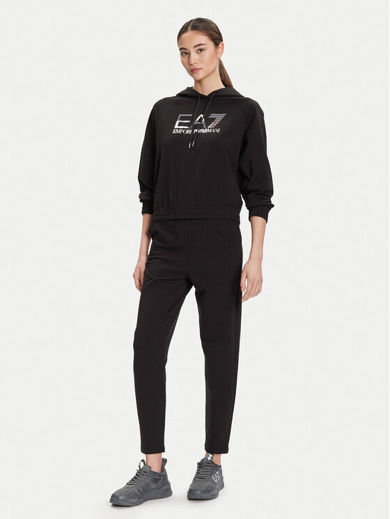 EA7 Emporio Armani Sportinis kostiumas 7W000687 AF12502 MC026 Juoda Regular Fit