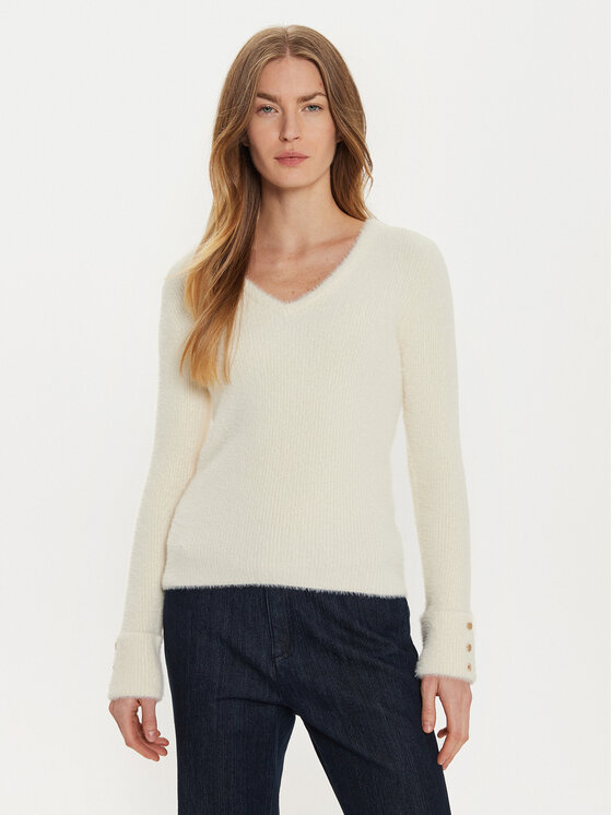 Morgan Megztinis · Écru · Regular Fit