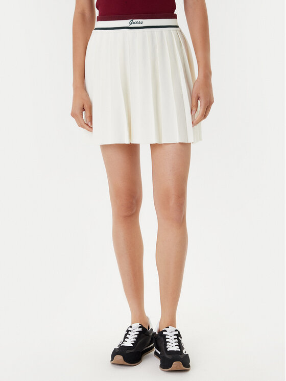 Guess Plisuotas sijonas · Écru · Mini