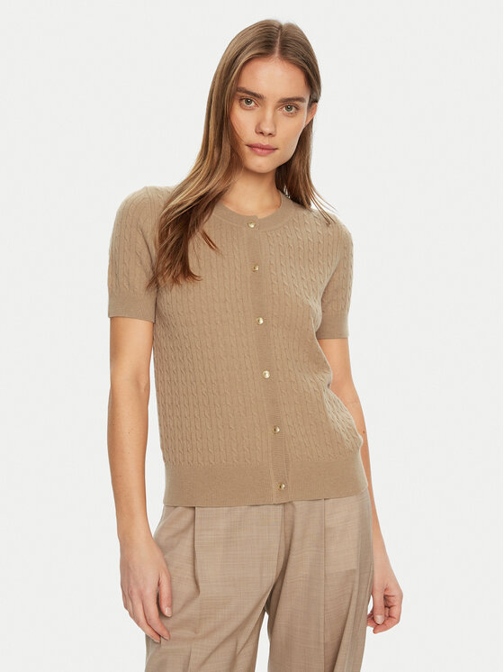 Tommy Hilfiger Kardiganas · Chaki · Regular Fit