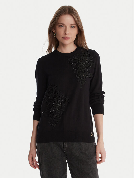 Artigli Megztinis · Juoda · Regular Fit