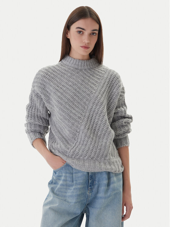 Mustang Megztinis · Pilka · Relaxed Fit