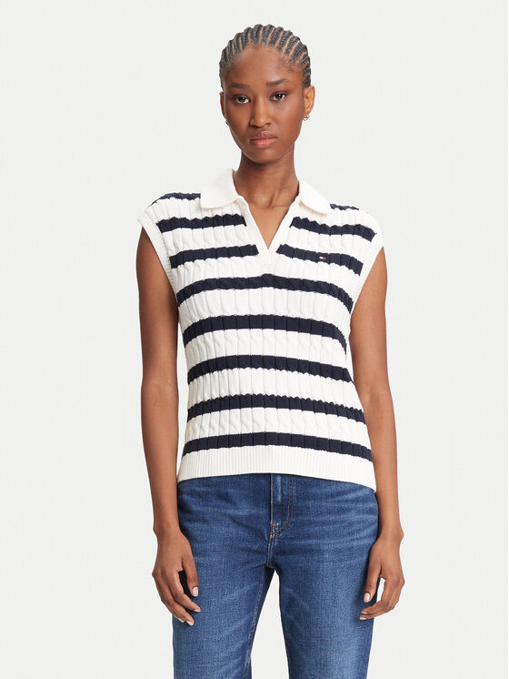 Tommy Hilfiger Megztinis · Tamsiai mėlyna · Regular Fit