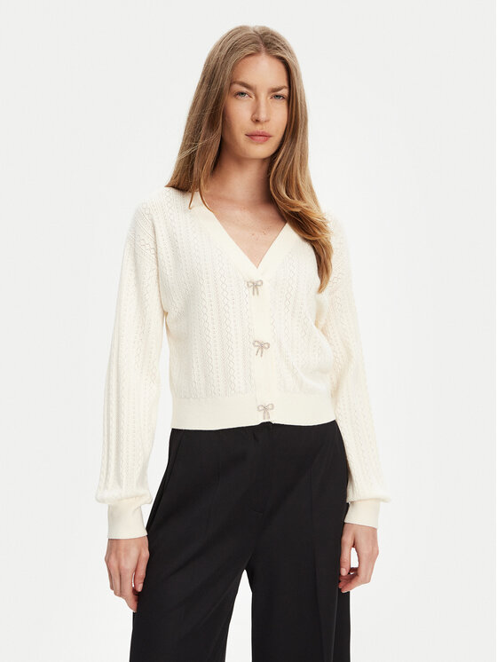 Guess Kardiganas · Balta · Regular Fit