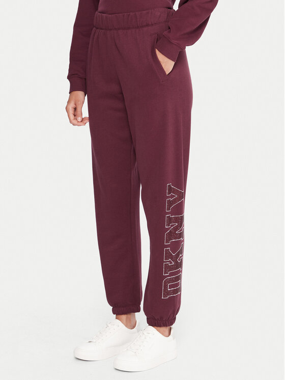 DKNY Sport Sportinės kelnės · Vyšninė · Regular Fit
