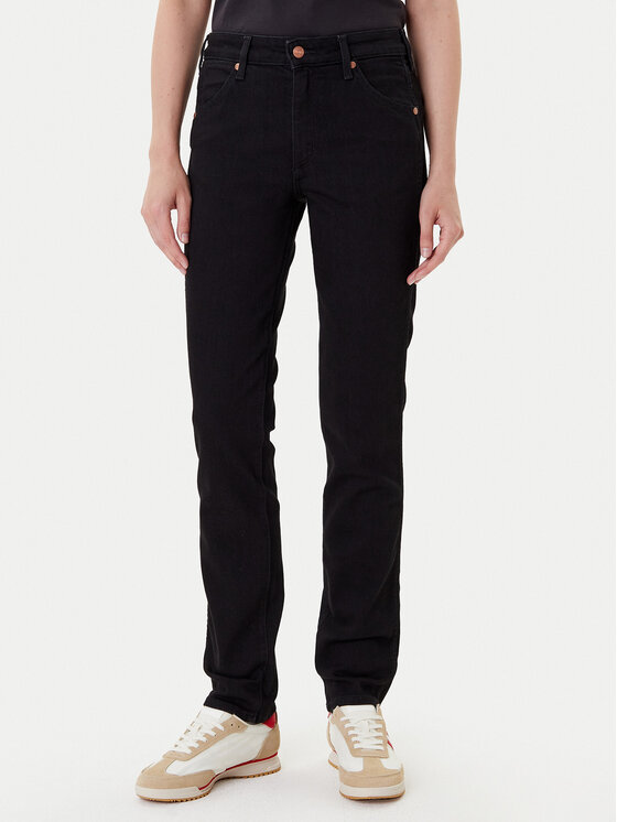Wrangler Džinsai · Juoda · Slim Fit