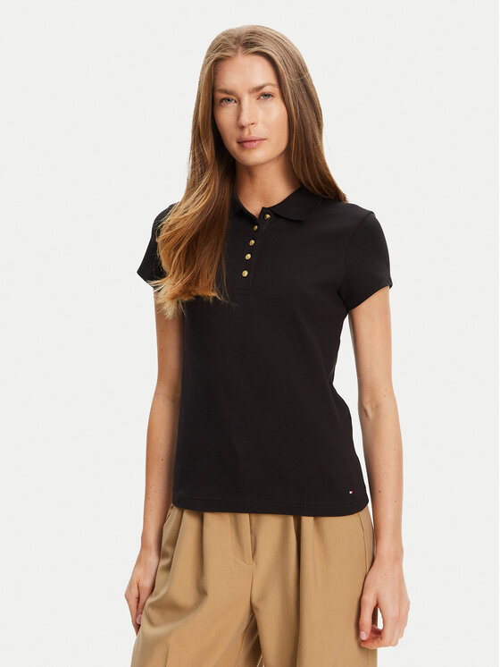 Tommy Hilfiger Polo marškinėliai · Juoda