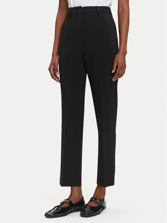 KARL LAGERFELD Chinos kelnes · Juoda · Slim Fit