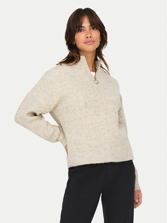 ONLY Megztinis · Smėlio · Regular Fit