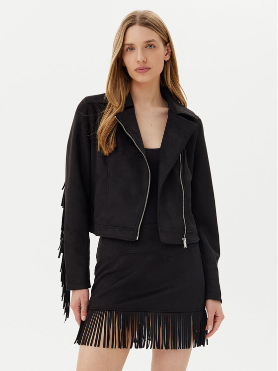 Kodas SUN15 Noisy May Dirbtinės odos striukė · Juoda