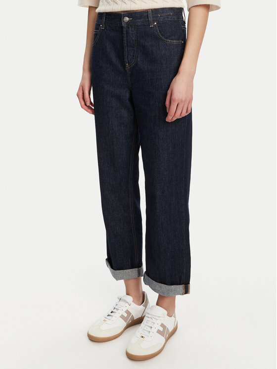 Marella Džinsai · Tamsiai mėlyna · Relaxed Fit