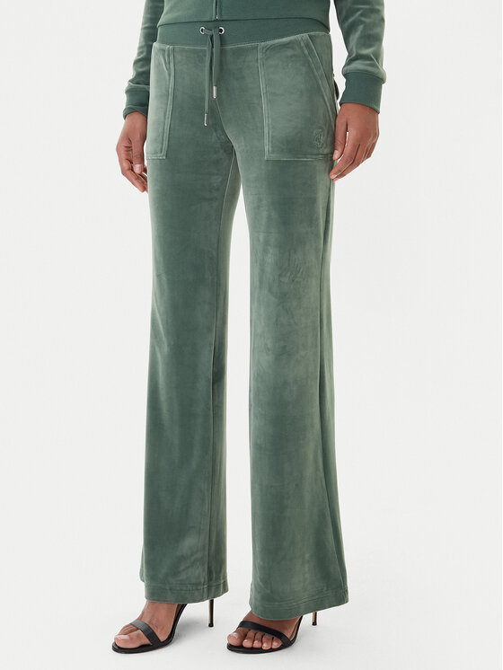Juicy Couture Sportinės kelnės · Žalia · Regular Fit