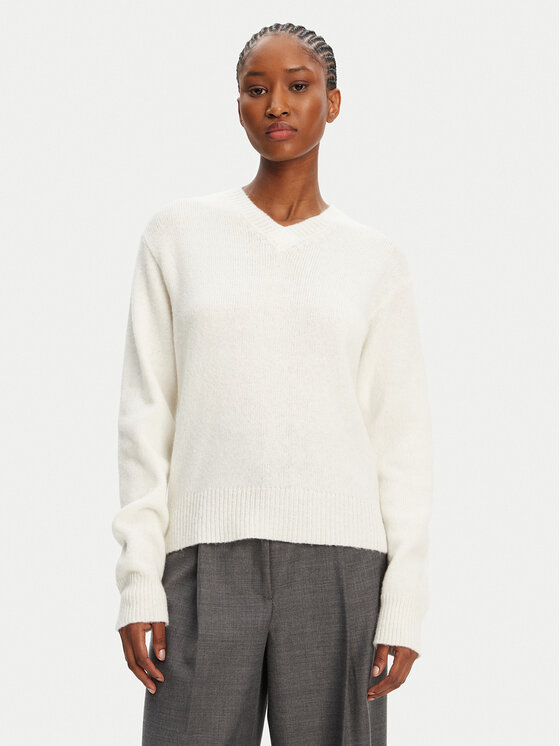 HUGO Megztinis · Écru · Regular Fit