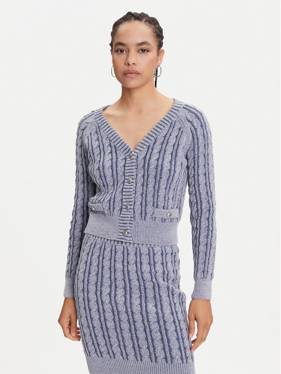 Guess Kardiganas · Mėlyna · Regular Fit