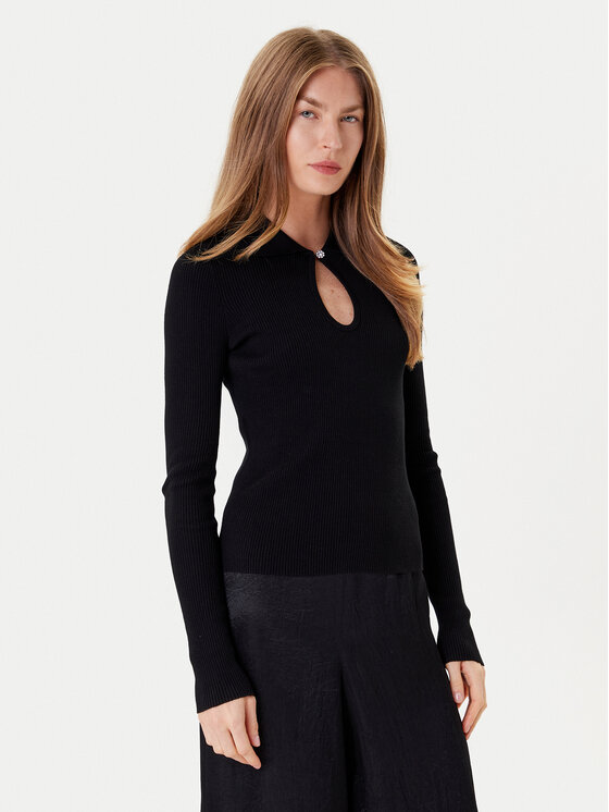 Marella Megztinis · Juoda · Slim Fit