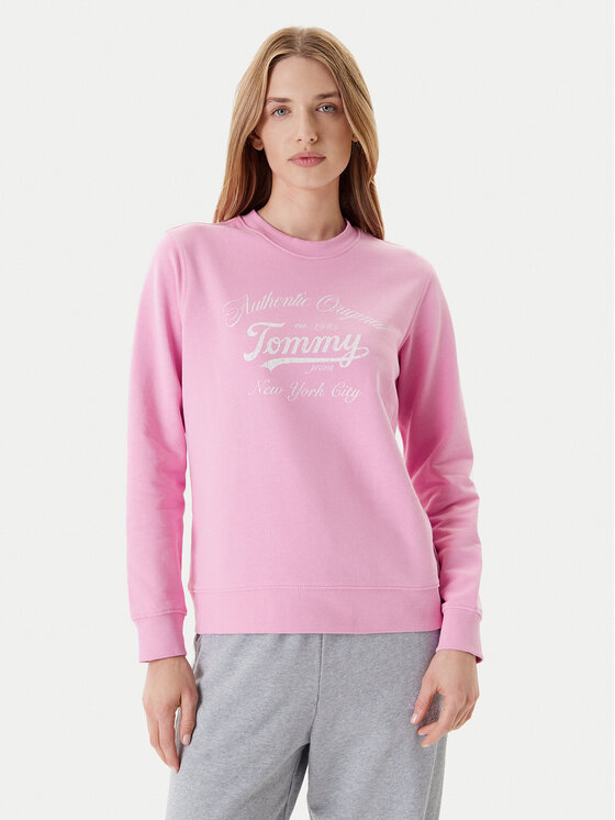 Tommy Jeans Džemperis · Rožinė · Regular Fit