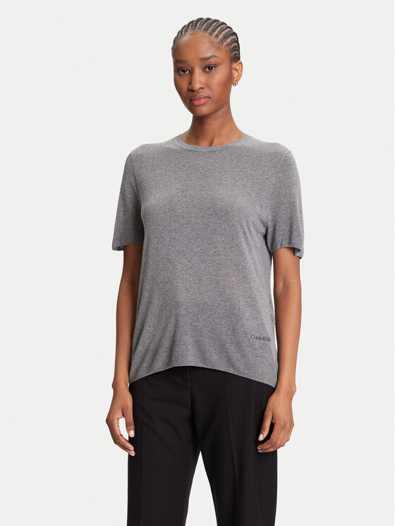 Calvin Klein Megztinis · Pilka · Regular Fit