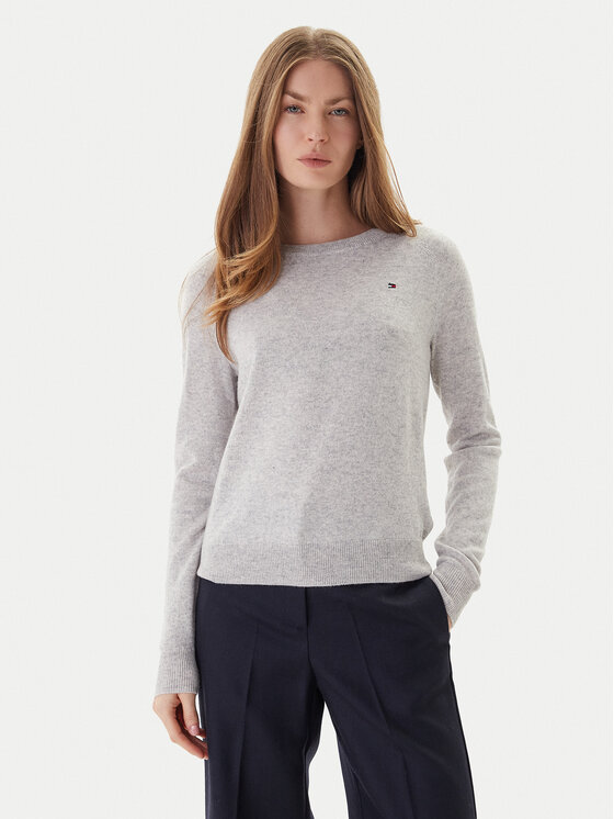Tommy Hilfiger Megztinis · Pilka · Regular Fit