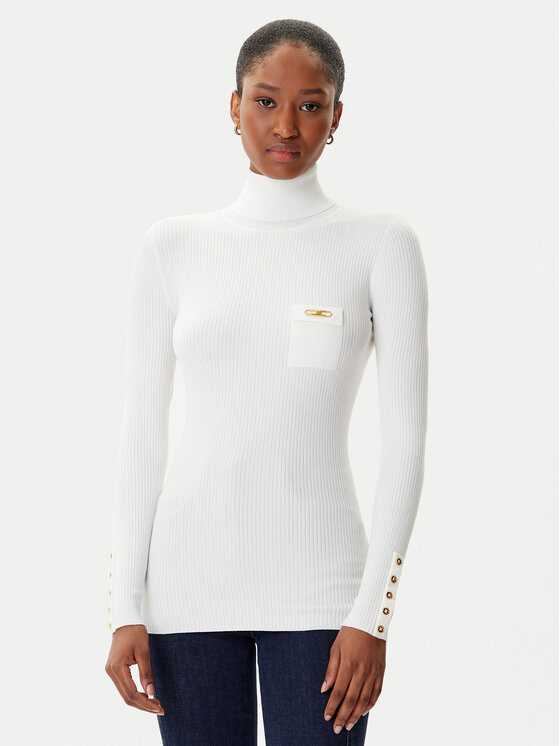 Elisabetta Franchi Golfas · Balta · Slim Fit