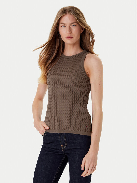 Tommy Hilfiger Marškinėliai · Ruda