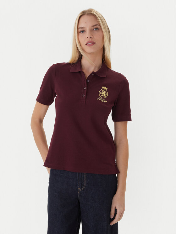 Tommy Hilfiger Polo marškinėliai · Vyšninė
