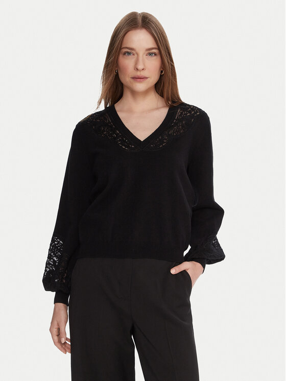 TWINSET Megztinis · Juoda · Regular Fit