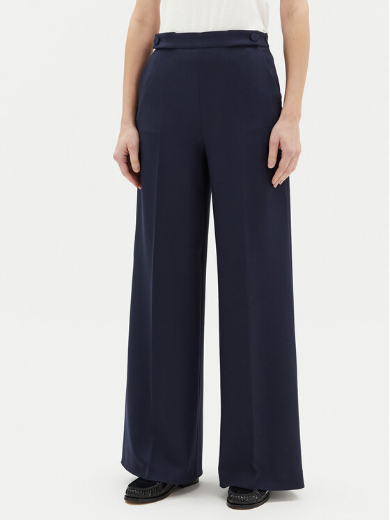 BOSS Palazzo kelnės · Tamsiai mėlyna · Regular Fit