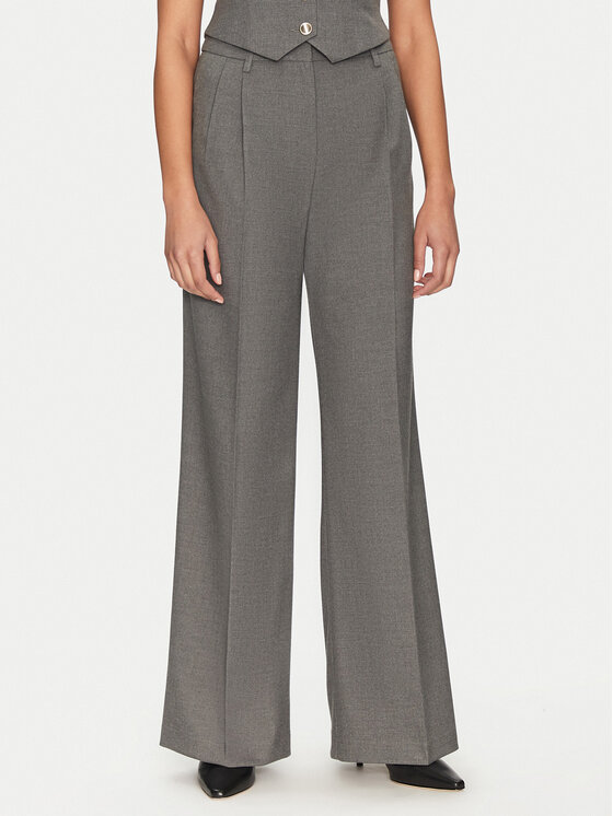 Morgan Palazzo kelnės · Pilka · Regular Fit