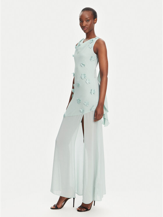 ROTATE Vakarinė suknelė · Žydra · Maksi