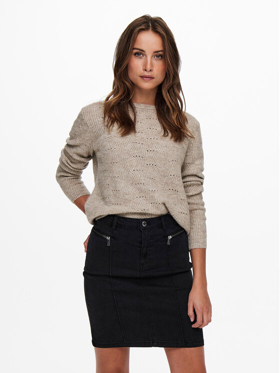 ONLY Megztinis · Smėlio · Regular Fit
