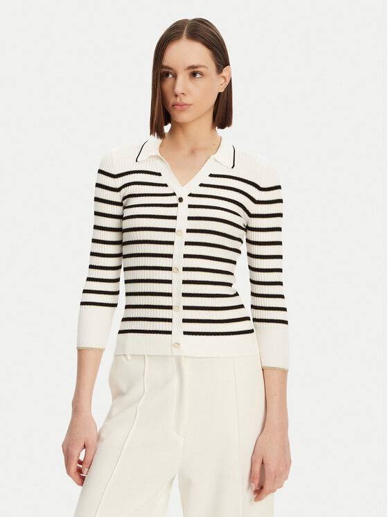 Morgan Kardiganas · Balta · Slim Fit