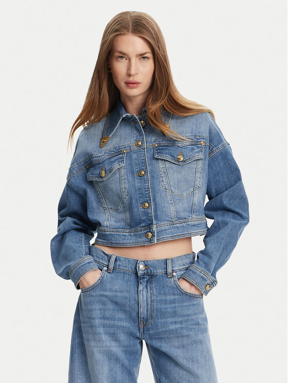 Versace Jeans Couture Džinsinė striukė · Mėlyna