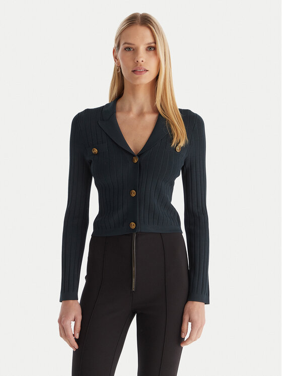 Guess Kardiganas · Žalia · Regular Fit