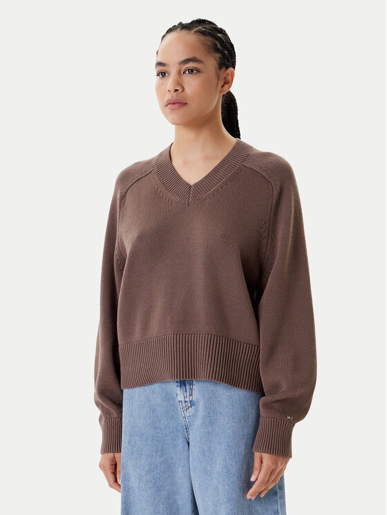 Tommy Hilfiger Megztinis · Ruda · Regular Fit