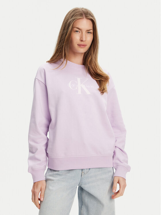Calvin Klein Jeans Džemperis · Violetinė · Relaxed Fit