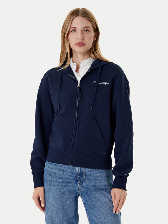 Tommy Hilfiger Džemperis · Tamsiai mėlyna · Regular Fit