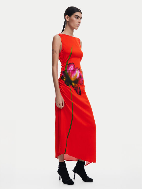 Desigual Kasdieninė suknelė · Raudona · Midi