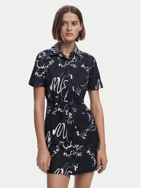 Desigual Marškinių tipo suknelė · Juoda · Mini