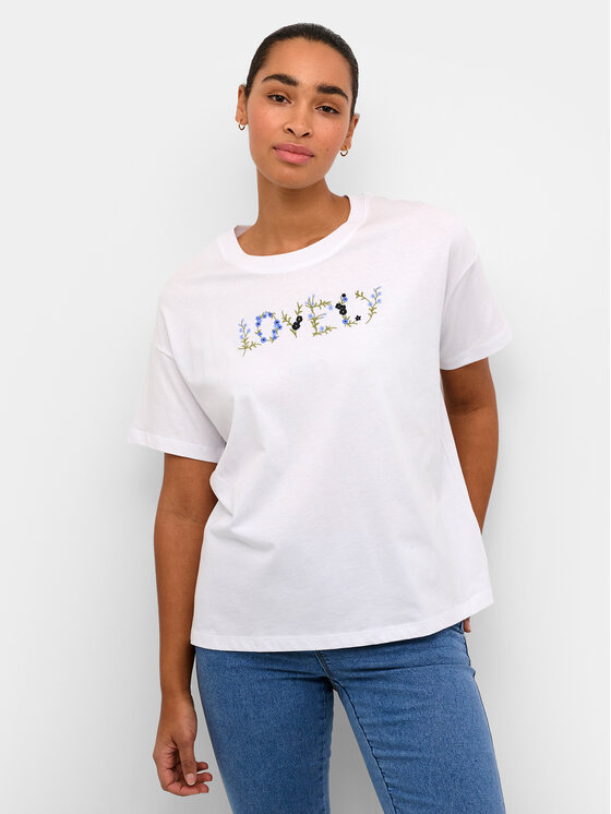 Kaffe Marškinėliai · Balta